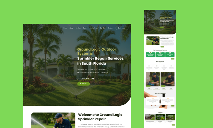 Ground Logic FL Website Development